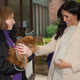 Meghan, the Duchess of Sussex meets ‘Foxy’ during her visit to the Mayhew, an animal welfare charity on January 16, 2019 in London, England. This will be Her Royal Highnesses first official visit to Mayhew in her new role as Patron.